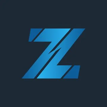 Blue Z logo Stock Illustration