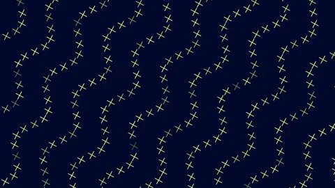 Blue zigzag pattern on dark background Stock Footage 322759965