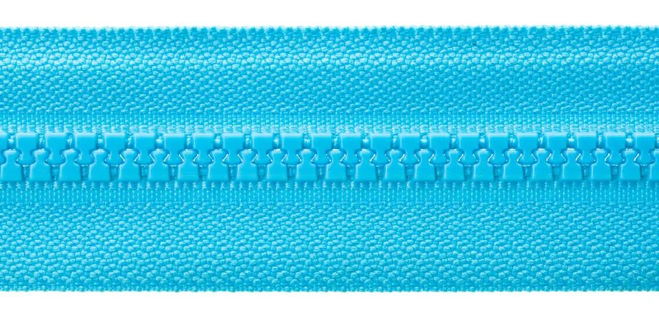 Blue zipper pattern Stock Photos