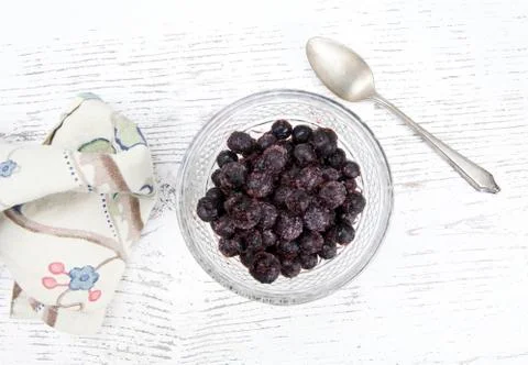 Blueberries for Breakfast Stock Photos