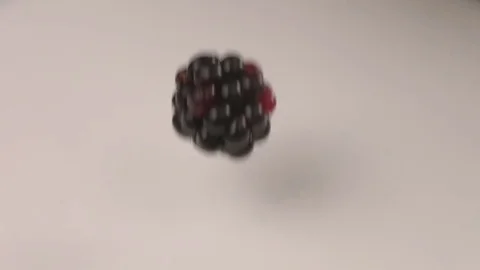 Blueberries falling into milk in slow motion. Blueberries falls into Yogurt in Stock Footage 79050748