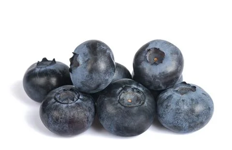 Blueberries group Stock Photos