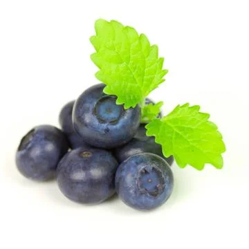 Blueberries isolated Stock Photos