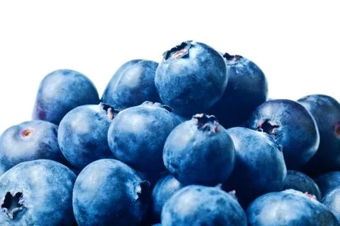 Blueberries isolated Stock Photos