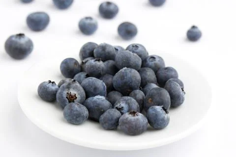 Blueberries isolated Stock Photos