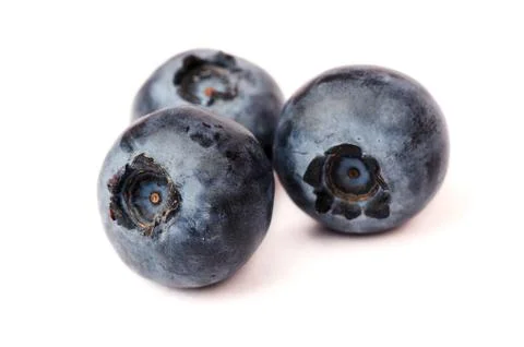 Blueberries isolated on white background Stock Photos