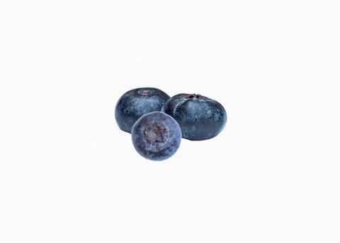 Blueberries isolated on white background Stock Photos