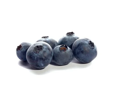 Blueberries isolated on white background Stock Photos