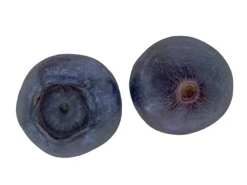 Blueberries isolated on white background Stock Photos