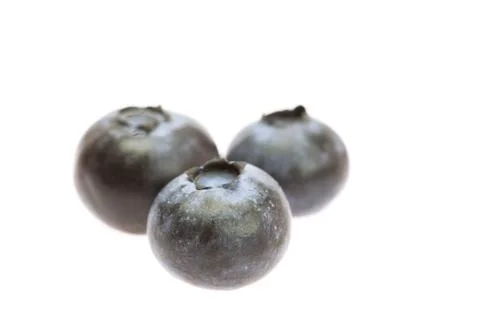 Blueberries isolated on white Stock Photos