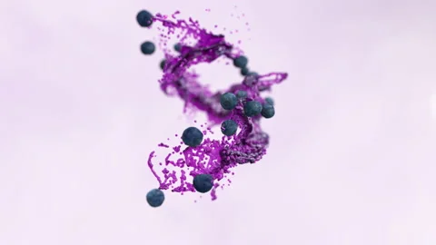 Blueberries juice Stock Footage 130373454