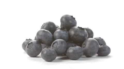 Blueberries rotating Stock Footage 7751467