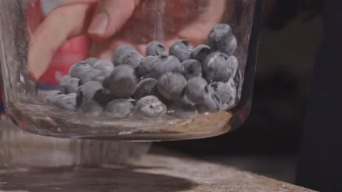 Blueberries slow motion Stock Footage 149944904