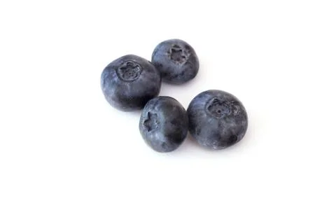 Blueberries on white background. Stock Photos