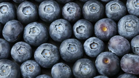 Blueberriesblueberries rotating, seemless loop Stock Footage 62692462