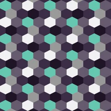 Blueberry background pattern color hexagon Stock Illustration