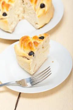 Blueberry bread cake dessert Stock Photos