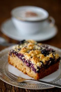 Blueberry cake Stock Photos