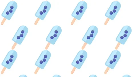 Blueberry Ice Cream Repeat Stock Footage 335638331