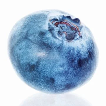 Blueberry isolated on white Stock Photos