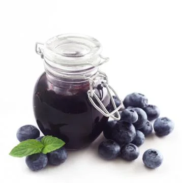 Blueberry Jam Stock Photos