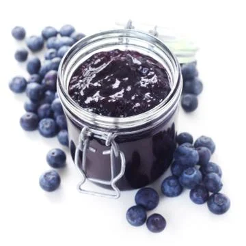 Blueberry Jam Stock Photos