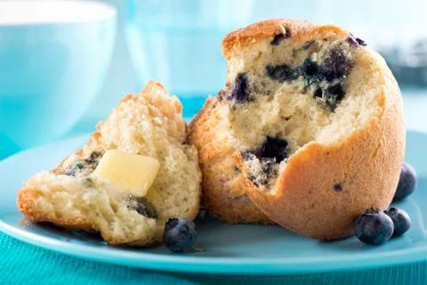 Blueberry Muffin Stock Photos