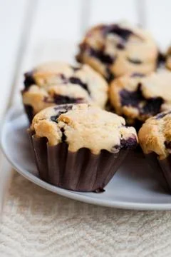 Blueberry muffins Foto stock