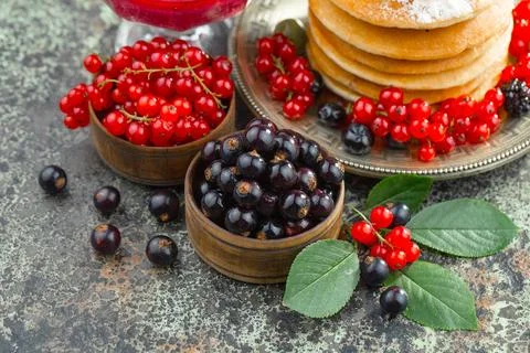 Blueberry on old background Stock Photos