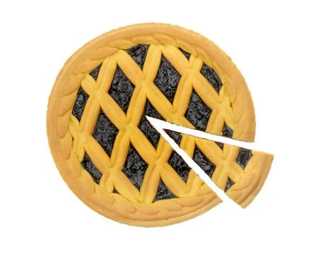 Blueberry pie Stock Photos