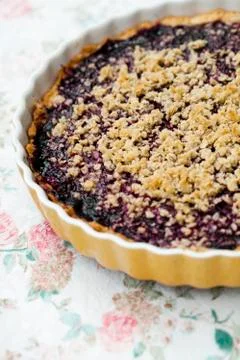 Blueberry pie Foto stock