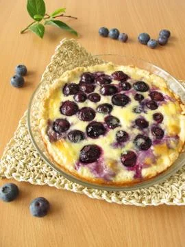 Blueberry pie Stock Photos