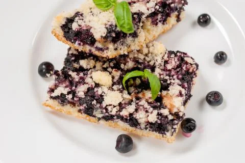 Blueberry pie Stock Photos