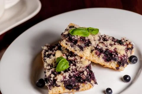 Blueberry pie Stock Photos