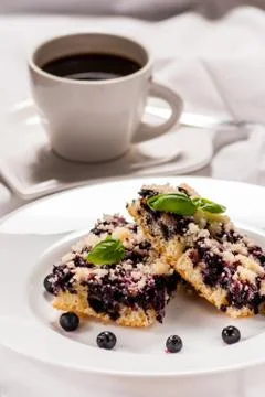 Blueberry pie Stock Photos