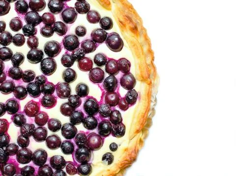 Blueberry pie Fotos Stock