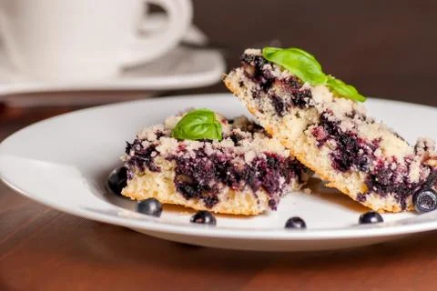 Blueberry pie Stock Photos