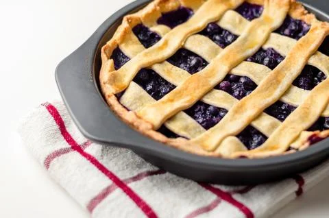 Blueberry Pie Stock Photos