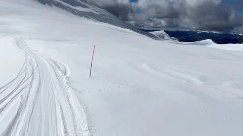 Bluebird Day &amp; Perfect Snow: The Ultimate Ski Vlog Stock Footage 340668944
