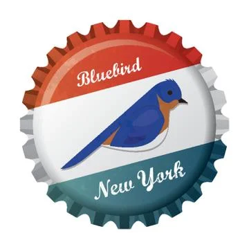 Bluebird Stock Illustration