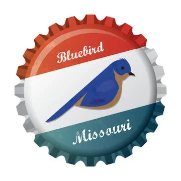 Bluebird Stock Illustration