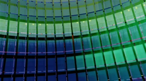 BlueGreen Glassy rotation loop PJPEG Stock Footage 370048