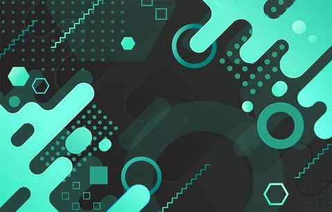 BlueGreenCombo-Background notext Stock Illustration