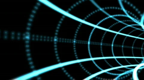 BlueNeonTunnel Stock-Footage 654838