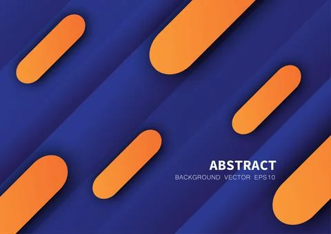Blue,orange gradient abstract background. Stock Illustration