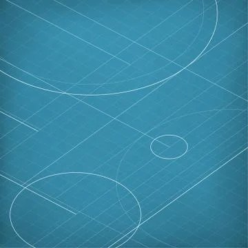 Blueprint abstract background. Illustrazione stock