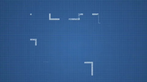 Blueprint animated loop Vidéo 589219