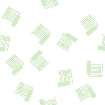 Blueprint architect paperwork glyph vector seamless pattern Illustrazione stock