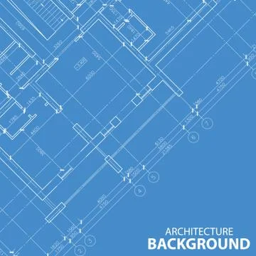 Blueprint best architecture model Ilustración de archivo
