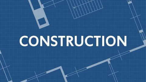 Blueprint of building Ilustración de archivo